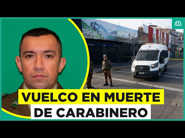 ⁣Vuelco en muerte de carabinero afuera de Teatro Caupolicán