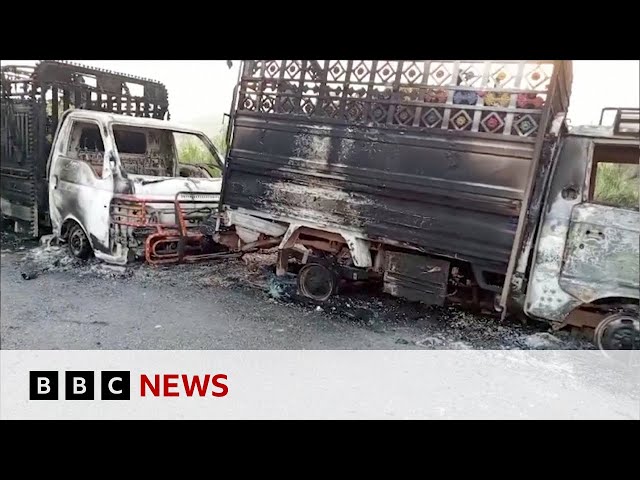 ⁣At least 22 killed after having IDs checked in Pakistan | BBC News