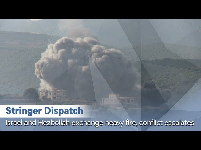 ⁣Stringer Dispatch: Israel and Hezbollah exchange heavy fire, conflict escalates