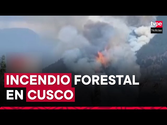 Cusco: incendio forestal arrasa cerro de Macamango en Quillabamba