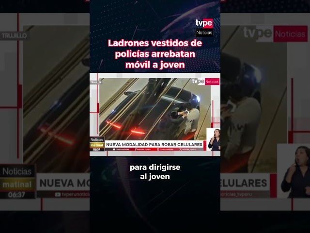 Ladrones se hacen pasar por policías