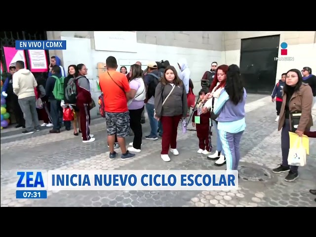 ⁣Así se vive el regreso a clases en una primaria en la CDMX