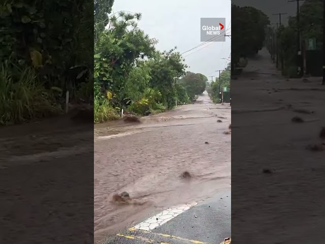 ⁣Hurricane Hone weakens to tropical storm after battering Hawaii with heavy rains