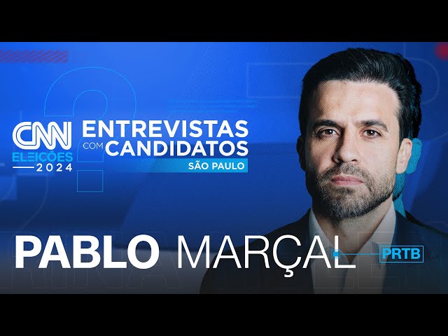 Pablo Marçal  (PRTB) | CNN Eleições: entrevistas com candidatos - São Paulo