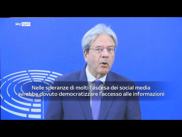 ⁣Conference Soft Power, Gentiloni: social rischio democrazie