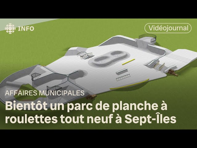 ⁣Bientôt un parc de planche à roulettes tout neuf à Sept-Îles | Vidéojournal