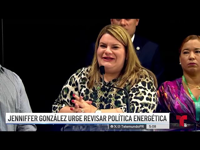 ⁣Jenniffer González pone en duda los datos que ofrece LUMA