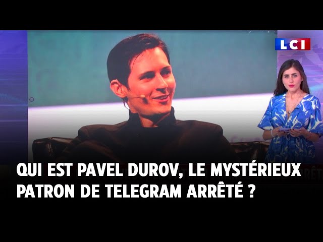 ⁣Qui est Pavel Durov, le mystérieux patron de Telegram arrêté ?