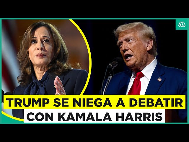 ¿Por qué Donald Trump no quiere debatir con Kamala Harris?