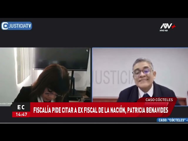 Patricia Benavides: Fiscalía pide citar a la ex fiscal de la Nación por 'caso cócteles'