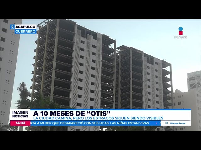 ⁣Así luce Acapulco a 10 meses del paso de “Otis” | Noticias con Crystal Mendivil