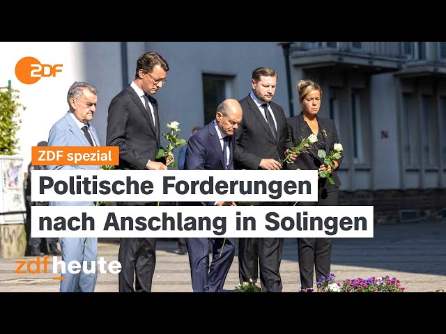 ⁣Nach dem Anschlag in Solingen – Welche Forderungen lassen sich umsetzen? | ZDF spezial