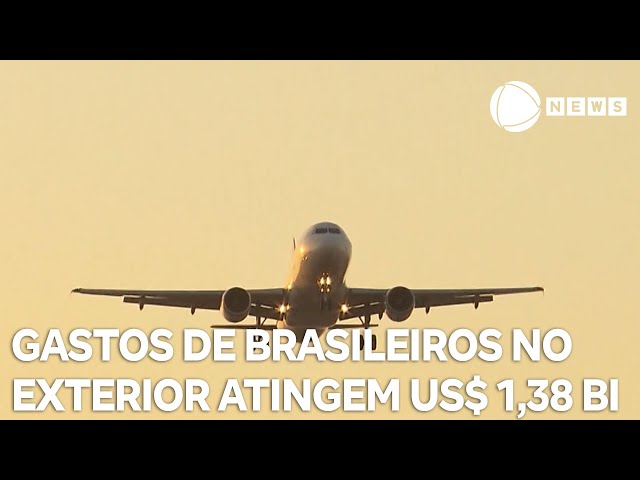 ⁣Gastos de brasileiros em viagens no exterior atingem US$ 1,38 bilhões