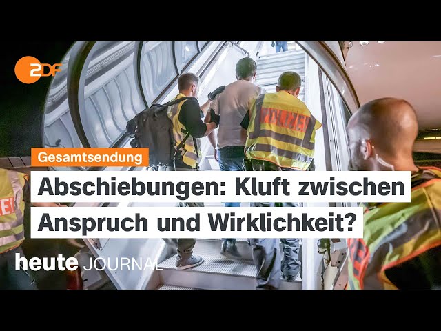 heute journal vom 26.08.2024 Asyldebatte nach Solingen, Ukraine-Krieg, Paralympics