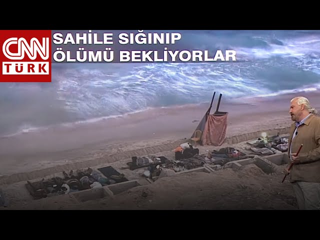 Dünya Bu Soykırıma Susuyor! Gazzeliler Sahile Sığınıp Ölümü Bekliyor...