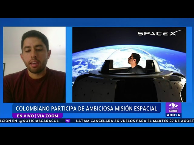 ⁣Conozca a Juan Manuel Valencia, ingeniero mecánico que participará en una ambiciosa misión espacial