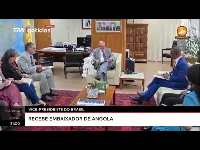 Vice - Presidente do Brasil : Recebe embaixador de Angola