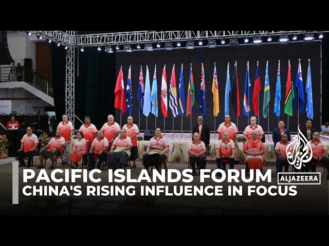 ⁣Pacific Islands Forum: China's rising influence in focus at meeting in Tonga