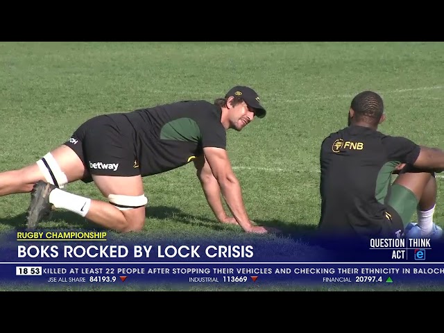 Springboks rocked by lock crisis