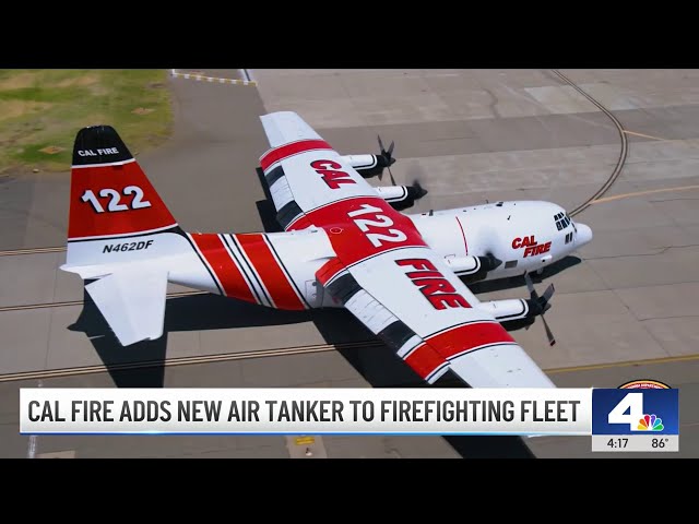 ⁣Cal Fire adds new air tanker to firefighting fleet