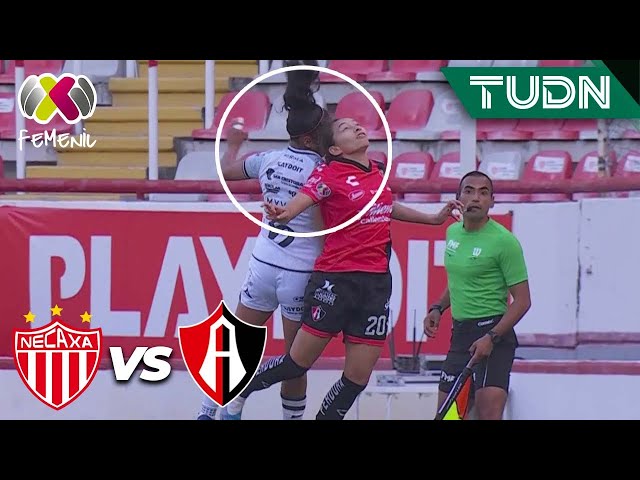 ¡SE VALE SOBAR! Choque entre Myvett y García | Necaxa 0-0 Atlas | Liga Mx Femenil AP2024-J7 | TUDN