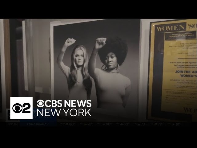 ⁣NYC museum exhibit honors Women's Equality Day