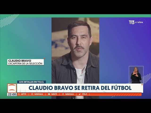 Claudio Bravo anuncia su retiro del fútbol profesional