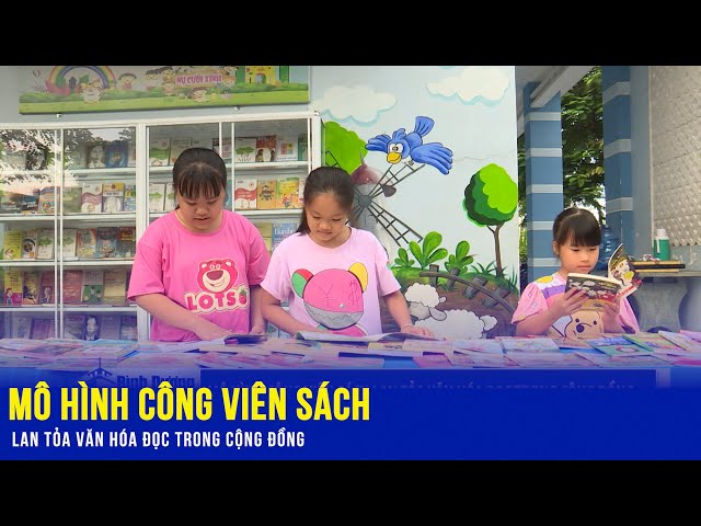 ⁣Mô hình công viên sách lan tỏa văn hóa đọc trong cộng đồng