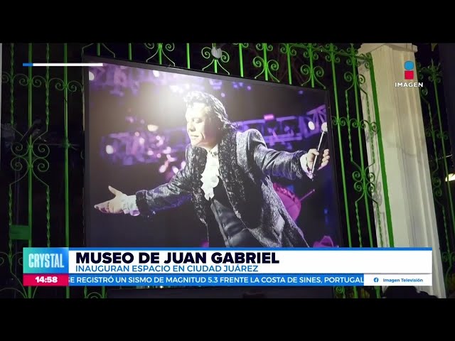 ⁣Inauguran museo de Juan Gabriel en Ciudad Juárez | Noticias con Crystal Mendivil