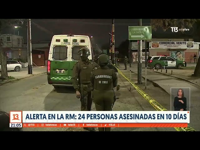 Alarmante cifra de homicidios en La Pintana: 24 personas asesinadas en 10 días en la RM