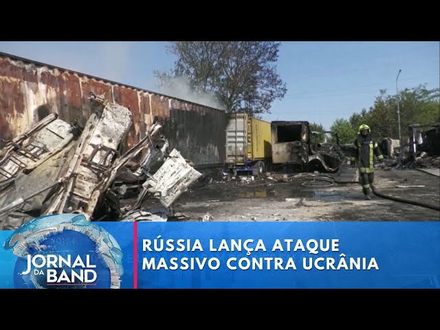 Rússia lança ataque massivo contra rede de energia ucraniana | Jornal da Band