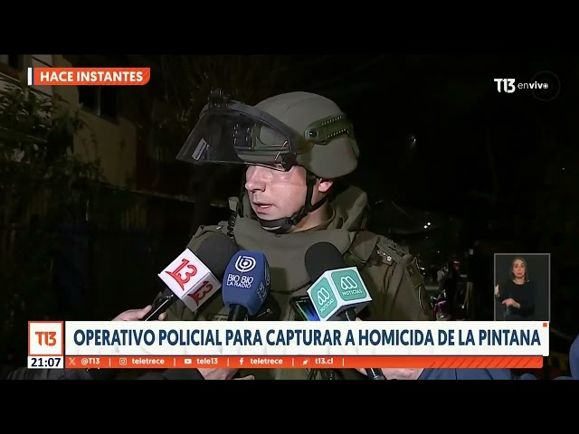 Realizan operativo policial para capturar a homicidas que dejaron cuatro fallecidos en La Pintana