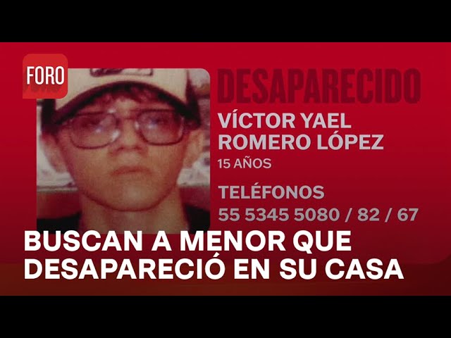 ⁣Menor desaparece en su propia casa en Azcapotzalco; Piden ayuda para encontrarlo - En Una Hora