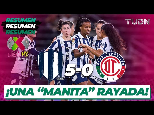 ⁣HIGHLIGHTS | Monterrey 5-0 Toluca | Liga Mx Femenil AP2024-J7 | TUDN