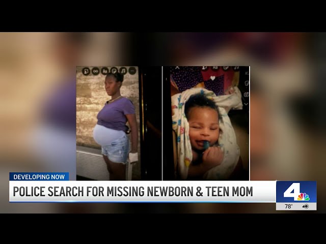 ⁣Family searching for 14-year-old mother, her newborn