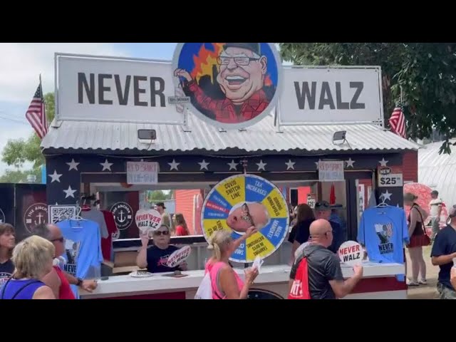 ‘Never Walz’: Popular attraction at Minnesota State Fair targets Tim Walz