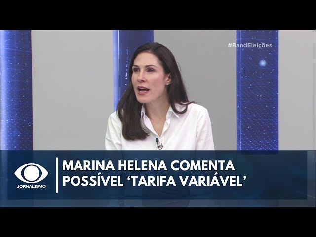 ⁣Marina Helena explica como implementaria 'tarifa variável' de ônibus | Band Eleições