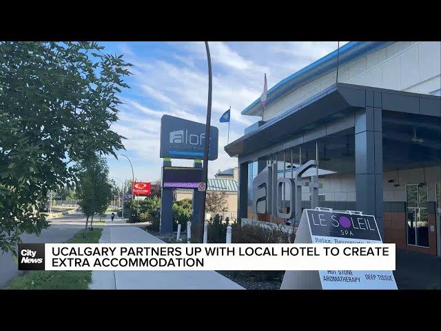 ⁣UCalgary partners with local hotel to create extra accommodation