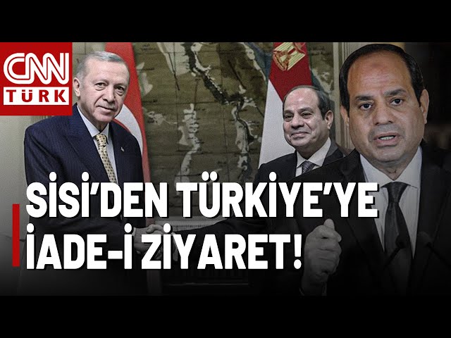 ⁣Erdoğan-Sisi Zirvesi! Mısır Cumhurbaşkanı Sisi Türkiye'ye Geliyor