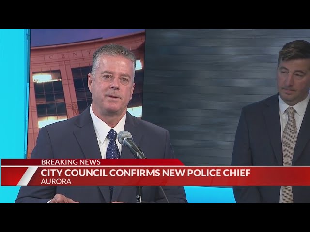 ⁣Aurora council confirms new police chief's appointment