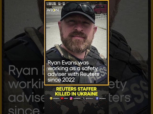 ⁣Russia-Ukraine War: Ryan Evans Reuters staff killed in Ukraine's Kramatorsk | WION Shorts