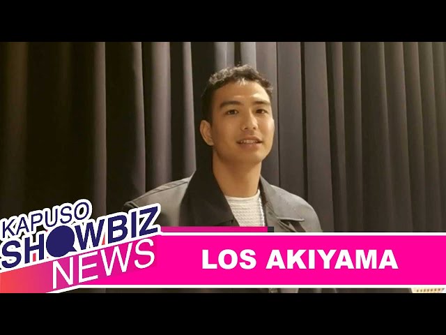 ⁣Kapuso Showbiz News: Los Akiyama looks up to Dingdong Dantes; hopes to work with Barbie Forteza