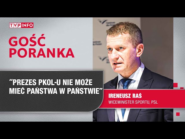 Ireneusz Raś: Prezes PKOl nie powinien zarabiać trzy razy więcej od prezydenta Polski | GOŚĆ PORANKA