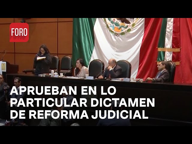 Aprueban en lo particular el dictamen de Reforma al Poder Judicial - Las Noticias