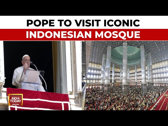 ⁣Pope To Visit Indonesia's Iconic Mosque, Hold Interfaith Meeting As Country Faces Rising Intole