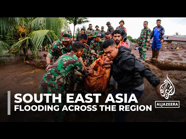 ⁣Flooding, landslides across South East Asia force thousands to evacuate their homes