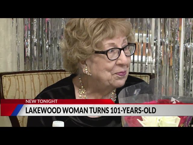 ⁣Lakewood woman turns 101 years old