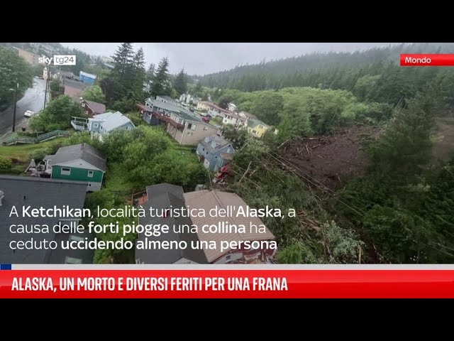 ⁣Alaska, un morto e diversi feriti per una frana