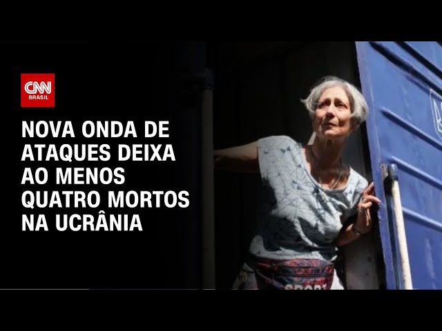 Nova onda de ataques deixa ao menos quatro mortos na Ucrânia | CNN NOVO DIA