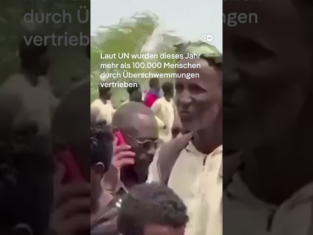 Nach einem Dammbruch steigt die Zahl der Toten und Vertriebenen im Sudan.  #dwnewsshorts